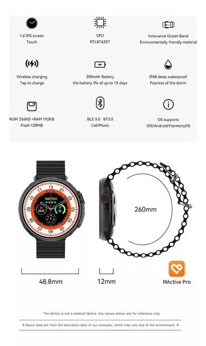 Reloj Uktra 8 Redondo